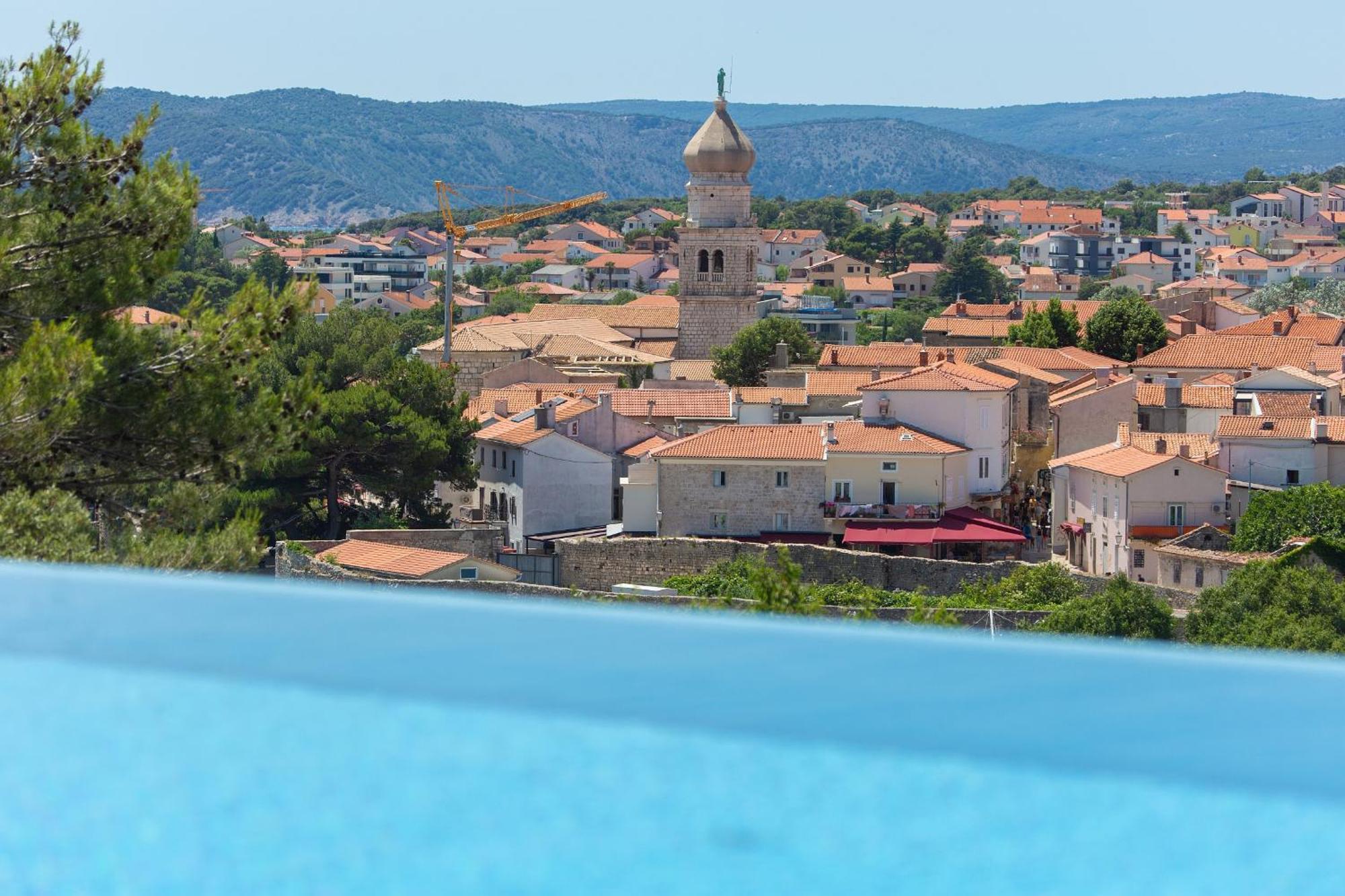 Unique Apartment With Private Pool Krk Town Exterior foto